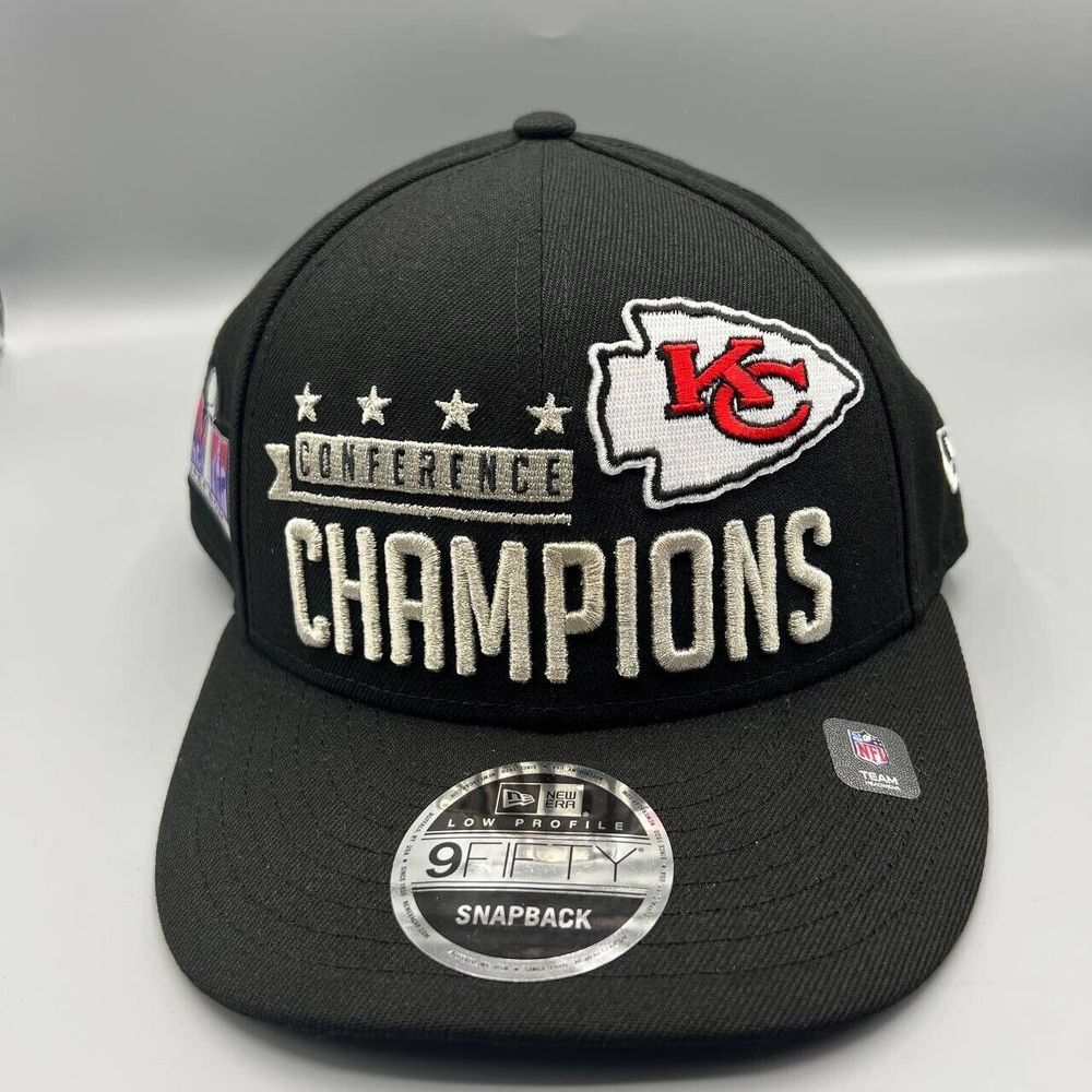 Kansas City Chiefs Hat Men Conference Champions LVIII 9Fifty New Era Snap Back